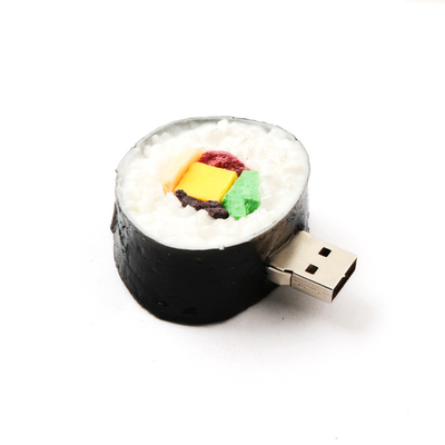 W kształcie sushi USB 2.0 Interfejs Personalizowane napędy flash USB z drukowanym logo z tyłu